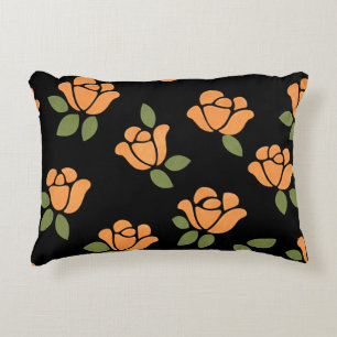 Coussins Décoratifs Orange et vert olive