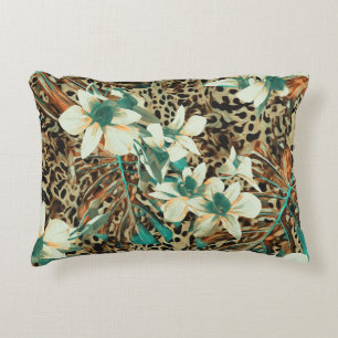 Coussins Décoratifs Orchidées Floral Aquarelle Illustration sans joint