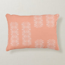 Oreiller accentué orange pâle