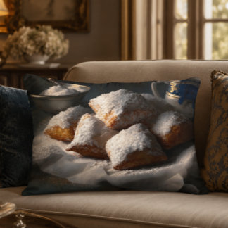 Coussins Décoratifs Oreiller accentueux de beignets de la Nouvelle-Orl