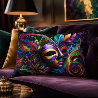Coussins Décoratifs Oreiller d'accent Mardi Gras 16x12