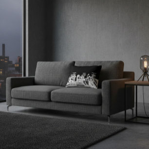 Coussins Décoratifs Oreiller de décoration avec vue industrielle sur l