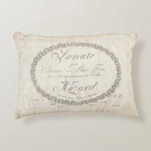 Coussins Décoratifs Oreiller de Mozart Sonata
