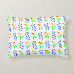 Coussins Décoratifs Oreiller décoratif aux Jacinthes et Tulipes