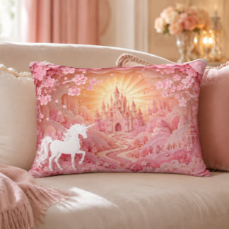 Coussins Décoratifs Oreiller décoratif Château Licorne
