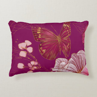 Coussins Décoratifs Oreiller décoratif Papillon Rose