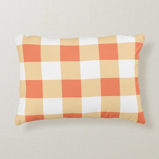 Coussins Décoratifs Oreiller Motif En vichy (Devant)