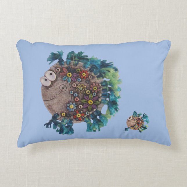 Coussins Décoratifs Oreiller - Poisson Flowerchild (Devant)