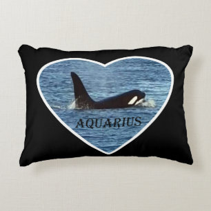 Coussins Décoratifs Orque Baleine Tueuse de la Côte Ouest du Verseau P