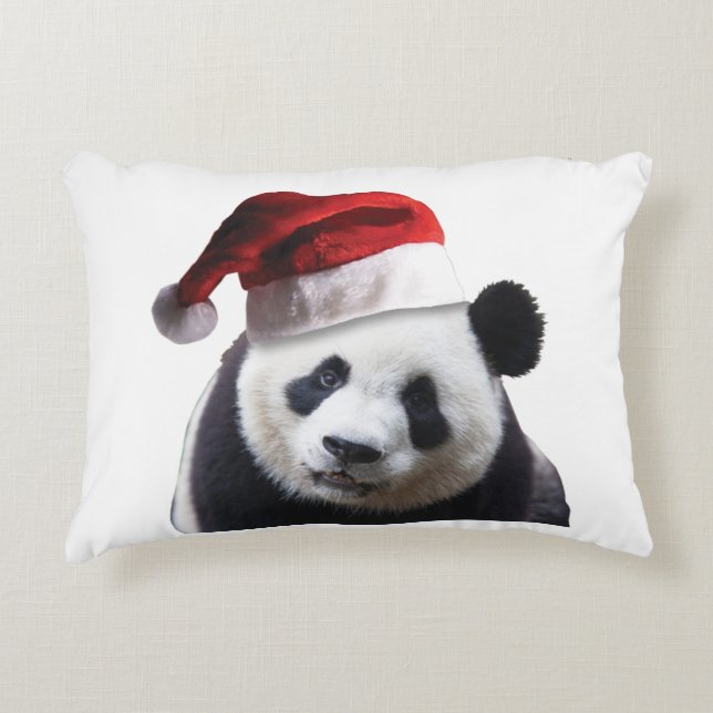 Coussins Décoratifs Ours de panda Noël (Devant)