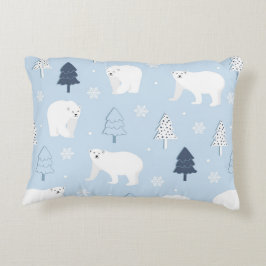 Coussins Décoratifs Ours polaires mignons