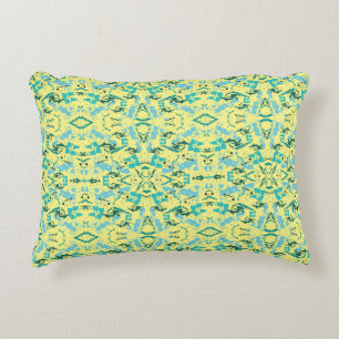 Coussins Décoratifs Paint jaune et bleu