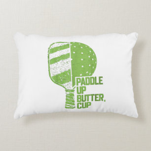 Coussins Décoratifs Palette de Pickleball Drôle Haut Coupe de Beurre