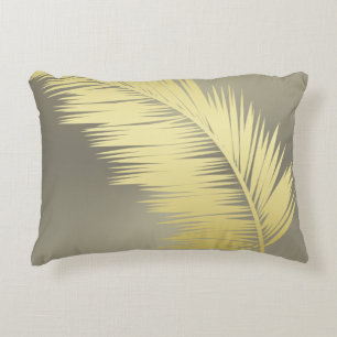 Coussins Décoratifs Palm Tropical d'or feuille