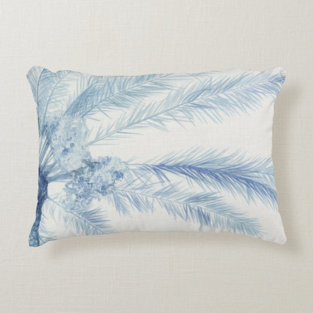 Coussins Décoratifs Palmiers de Chambray II (Devant)