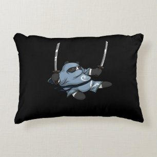 Coussins Décoratifs Panda Bear Ninja Karate Samurai Martial Arts