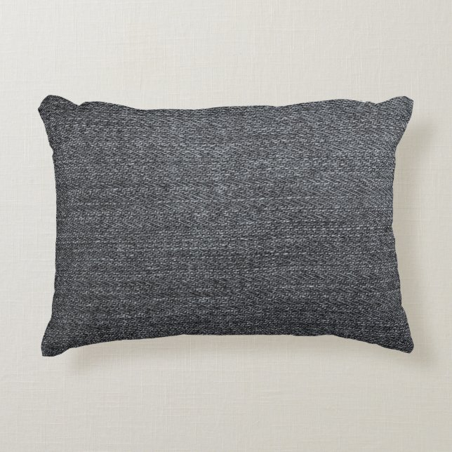 Coussins Décoratifs Pantalon bleu texture de tissu denim (Devant)