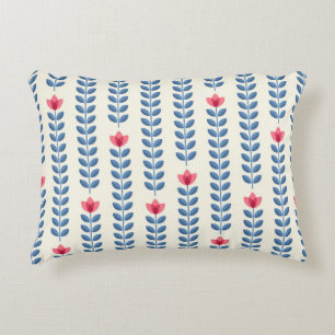Coussins Décoratifs Papier peint géométrique scandinave floral