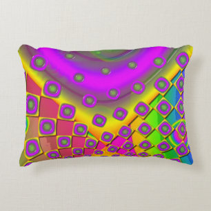 Coussins Décoratifs Papier Pop Neon Psychedelic