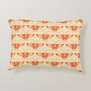 Coussins Décoratifs Papillon déco stylisé - mandarin orange