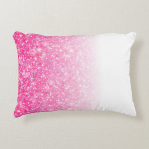 Coussins Décoratifs Parties scintillantes roses scintillantes Ombre de