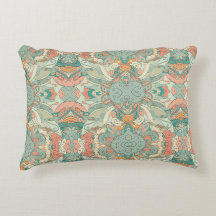 Pastel Abstrait Paisley Motif