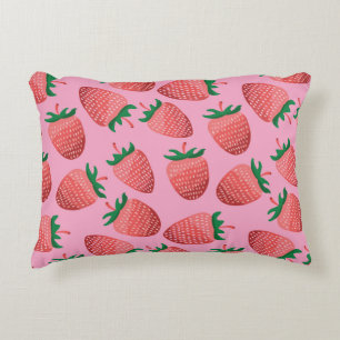 Coussins Décoratifs Pastel aux fraises : sucré Vintage