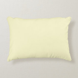 Coussins Décoratifs Pastel Lemon Jaune Pale Douce Meringue Jaune