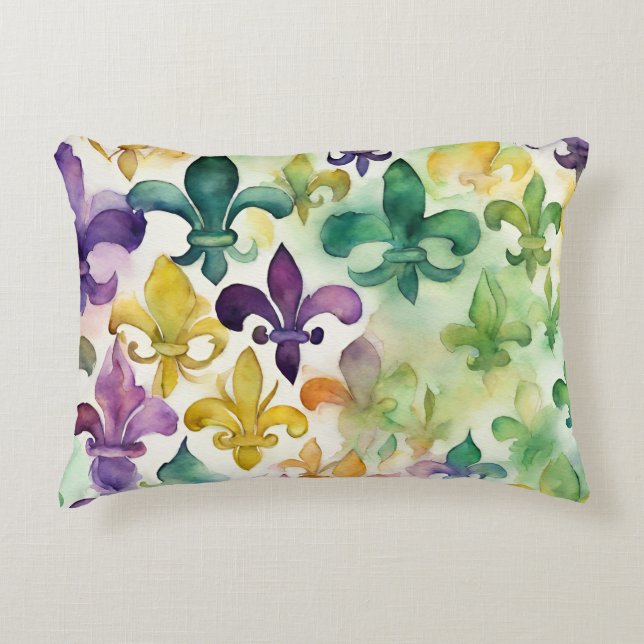 Coussins Décoratifs Pastel Mardi Gras Lumbar (Devant)