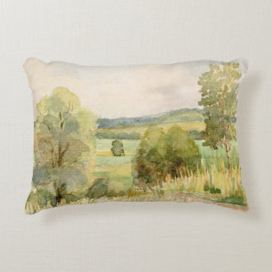 Coussins Décoratifs Paysage d'aquarelle