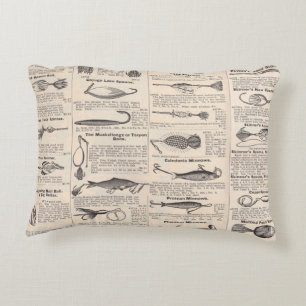 Coussins Décoratifs Pêche leures Publicité Pêcheur Art