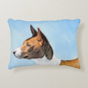 Coussins Décoratifs Peinture Basenji - Belle Art Original