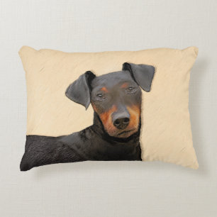 Coussins Décoratifs Peinture de Manchester Terrier Art Animalier Origi