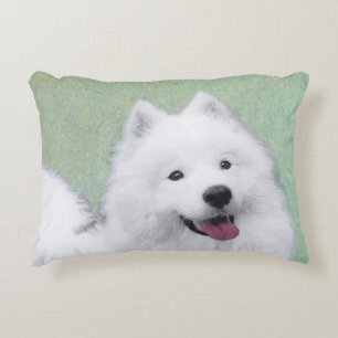 Coussins Décoratifs Peinture Samoyed - Cute Original Chien Art
