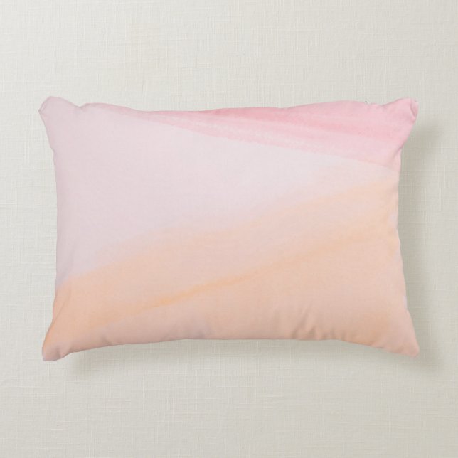 Coussins Décoratifs Peintures rose et orange (Devant)
