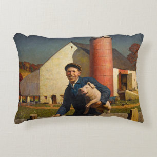 Coussins Décoratifs Pennsylvania Farmer par Newell Convers Wyeth