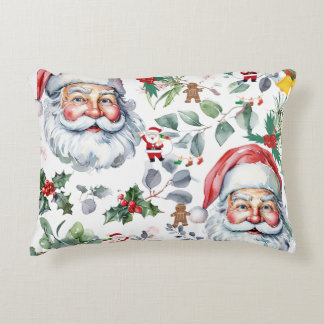 Coussins Décoratifs Père Noël et une couverture de Noël