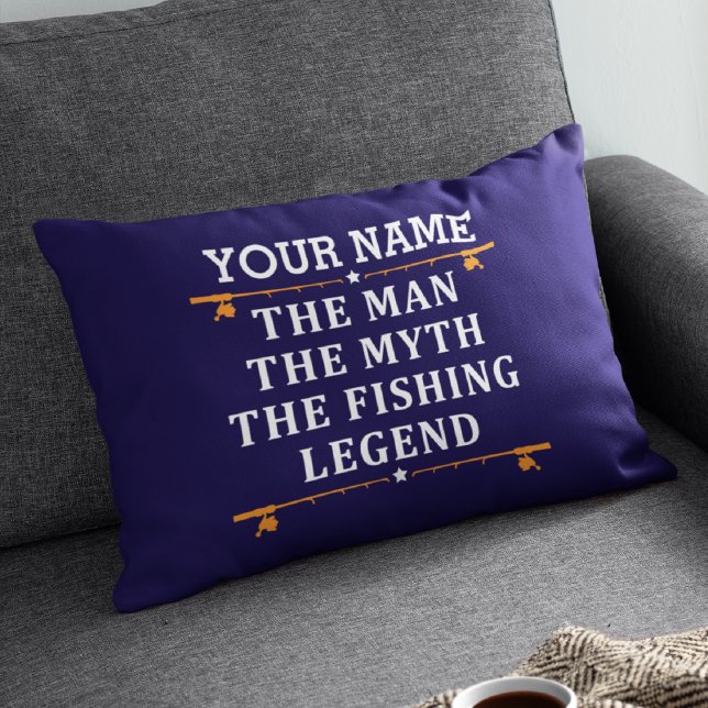 Coussins Décoratifs Personnalisé L'Homme Le Mythe La Légende De La Pêc (Créateur téléchargé)