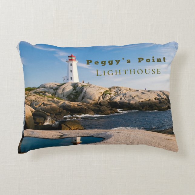 Coussins Décoratifs Phare de Peggys Point Canada atlantique (Devant)
