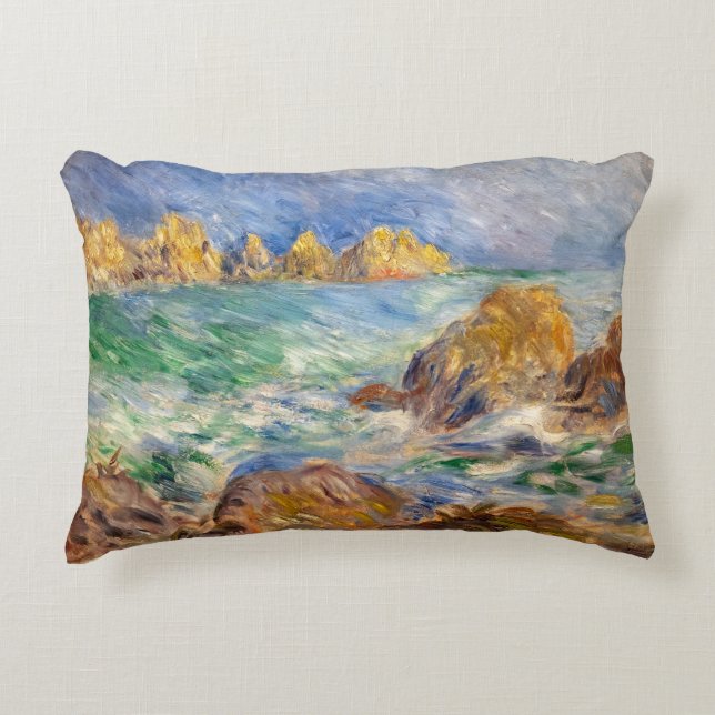Coussins Décoratifs Pierre-Auguste Renoir - Marine, Guernesey (Devant)