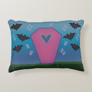 Coussins Décoratifs Pink Coffin Throw Pillow