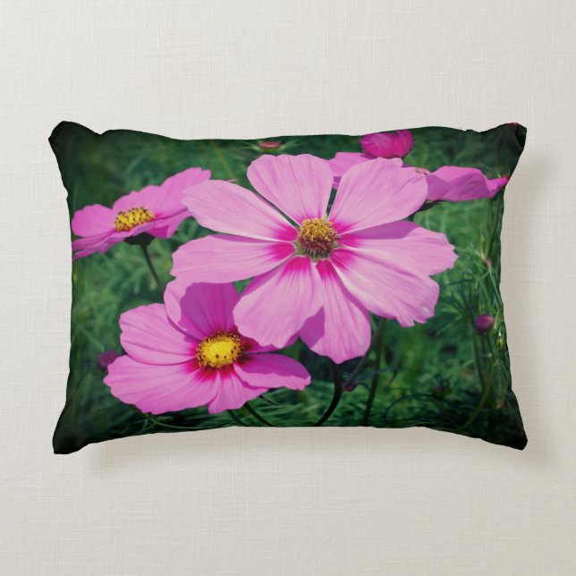 Coussins Décoratifs Pink cosmos Flowers (Devant)