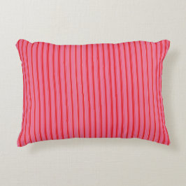 Coussins Décoratifs Pink Red Stripes, Modern, Elegant 