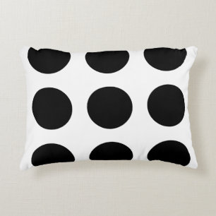Coussins Décoratifs Points sans couture motif noir + votre dos