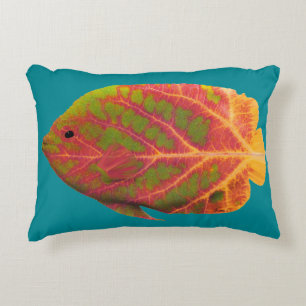 Coussins Décoratifs Poisson tropique feuille d'Aspen 1