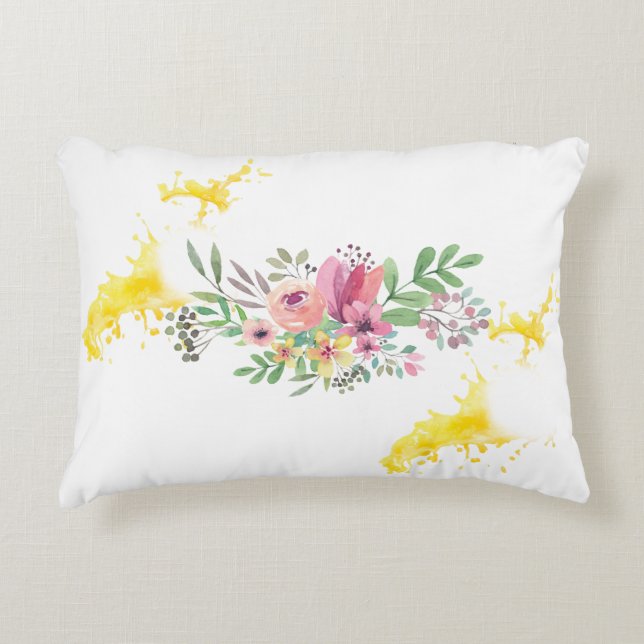 Coussins Décoratifs Polyester brossé du Nouvel An (Devant)