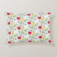 Pomme Rouge Jaune Vert Fruit Graphique Art Moderne