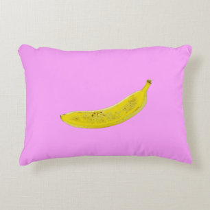 Coussins Décoratifs Pop Art Banana en jaune