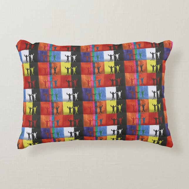 Coussins Décoratifs Pop art no.1 par Yeshaya Dank - unité et harmonie (Devant)