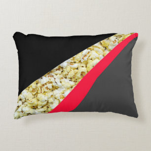 Coussins Décoratifs Popcorn - Amusant - Rouge noir blanc gris Motif